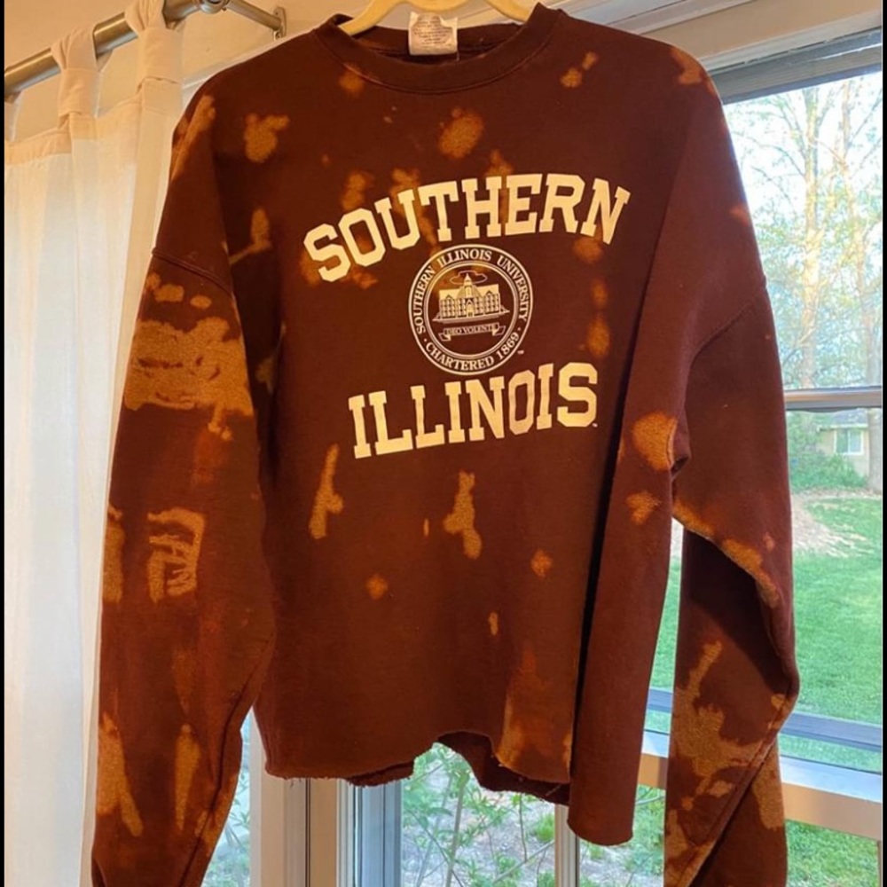 Southern Illinois tie-dye sweatshirt